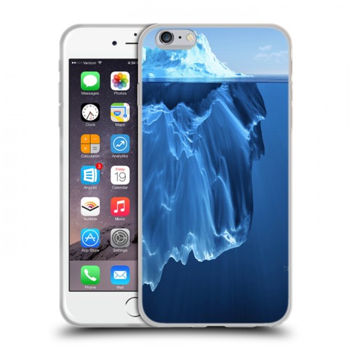 Дизайнерский силиконовый чехол для Iphone 6 Plus/6s Plus айсберг