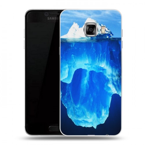 Дизайнерский пластиковый чехол для Samsung Galaxy C5 айсберг
