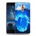 Дизайнерский пластиковый чехол для Nokia 8 айсберг