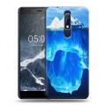 Дизайнерский пластиковый чехол для Nokia 5.1 айсберг