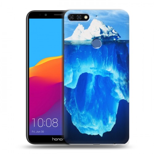 Дизайнерский пластиковый чехол для Huawei Honor 7C Pro айсберг