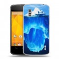 Дизайнерский пластиковый чехол для LG Google Nexus 4 айсберг