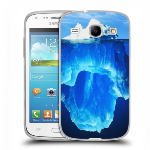 Дизайнерский пластиковый чехол для Samsung Galaxy Core айсберг
