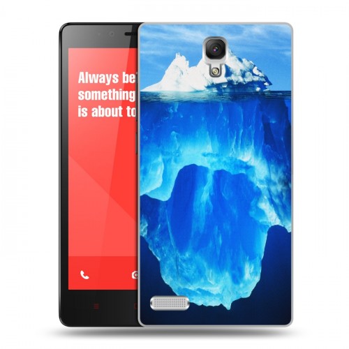 Дизайнерский силиконовый чехол для Xiaomi RedMi Note айсберг