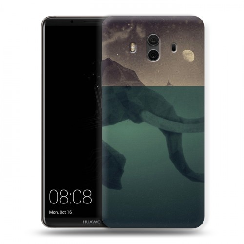 Дизайнерский пластиковый чехол для Huawei Mate 10 айсберг