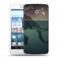 Дизайнерский пластиковый чехол для Huawei Ascend D2 айсберг