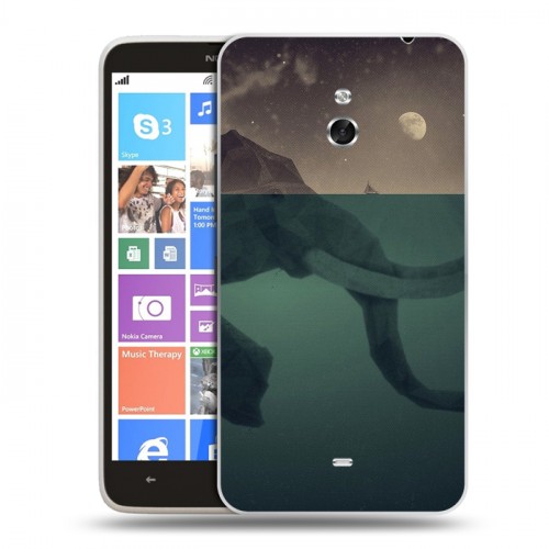 Дизайнерский пластиковый чехол для Nokia Lumia 1320 айсберг