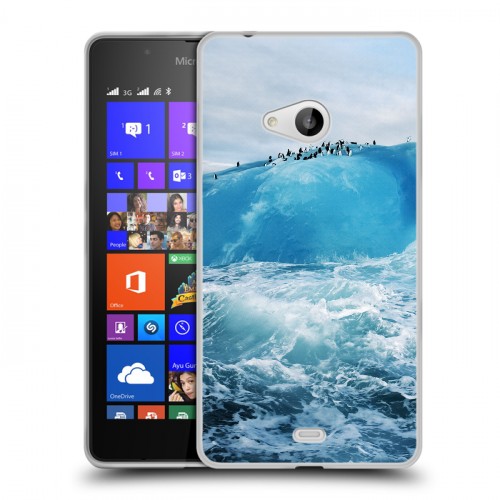 Дизайнерский пластиковый чехол для Microsoft Lumia 540 айсберг