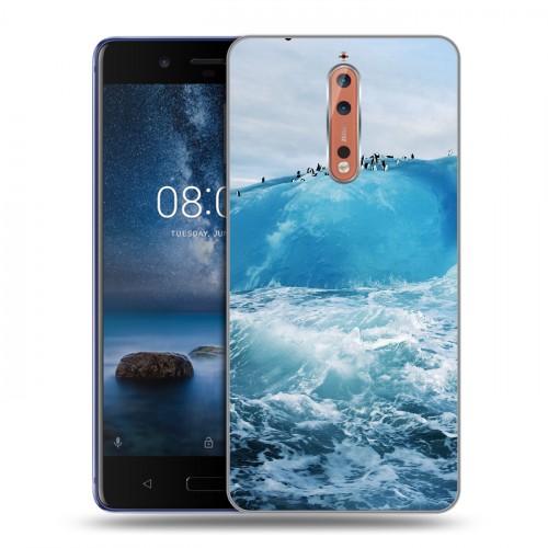 Дизайнерский пластиковый чехол для Nokia 8 айсберг