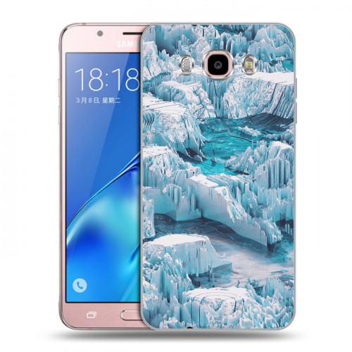 Дизайнерский силиконовый с усиленными углами чехол для Samsung Galaxy J5 (2016) айсберг