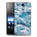 Дизайнерский пластиковый чехол для Sony Xperia TX айсберг