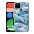 Дизайнерский пластиковый чехол для Google Pixel 5 айсберг