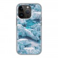 Дизайнерский силиконовый чехол для Iphone 14 Pro айсберг