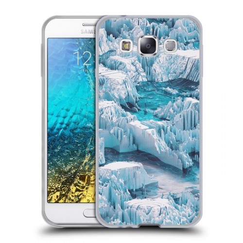 Дизайнерский пластиковый чехол для Samsung Galaxy E5 айсберг