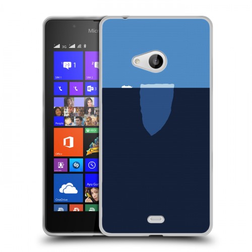 Дизайнерский пластиковый чехол для Microsoft Lumia 540 айсберг