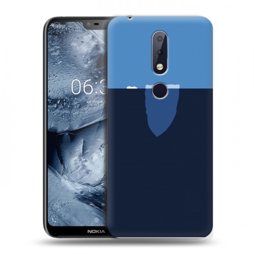 Дизайнерский пластиковый чехол для Nokia 6.1 Plus айсберг