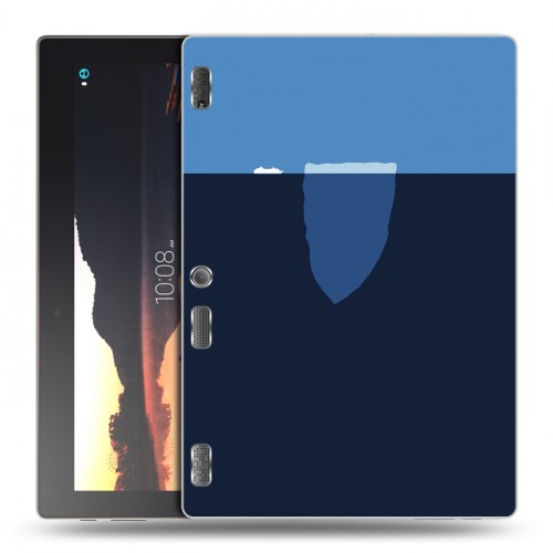 Дизайнерский силиконовый чехол для Lenovo Tab 2 A10 айсберг