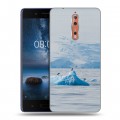 Дизайнерский пластиковый чехол для Nokia 8 айсберг