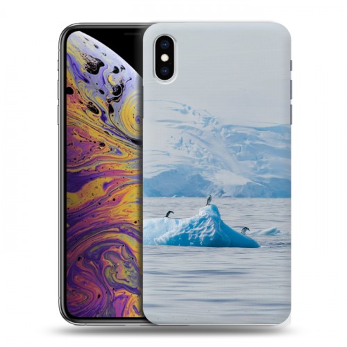 Дизайнерский силиконовый чехол для Iphone Xs Max айсберг