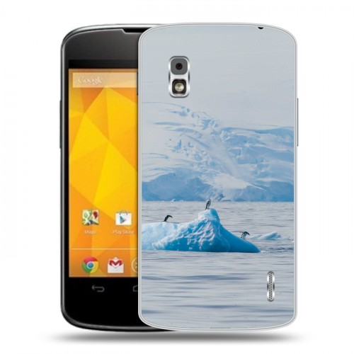 Дизайнерский пластиковый чехол для LG Google Nexus 4 айсберг