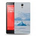 Дизайнерский силиконовый чехол для Xiaomi RedMi Note айсберг