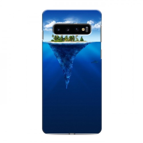 Дизайнерский силиконовый чехол для Samsung Galaxy S10 айсберг