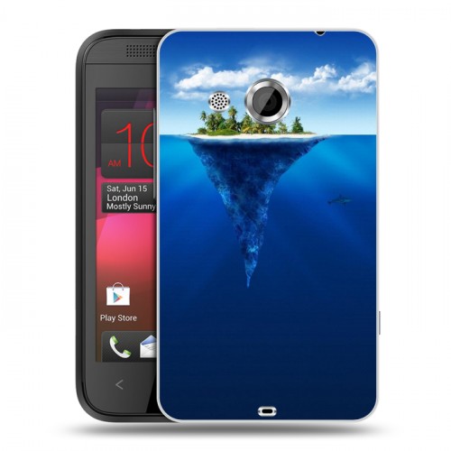 Дизайнерский пластиковый чехол для HTC Desire 200 айсберг