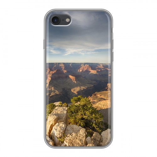Дизайнерский силиконовый с усиленными углами чехол для Iphone 7 каньоны