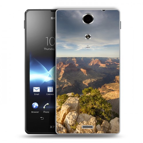 Дизайнерский пластиковый чехол для Sony Xperia TX каньоны