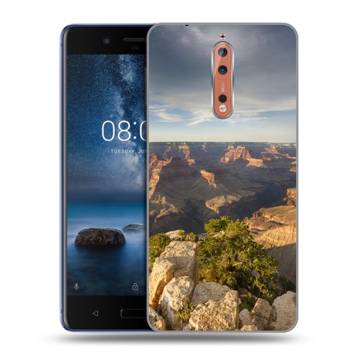 Дизайнерский пластиковый чехол для Nokia 8 каньоны