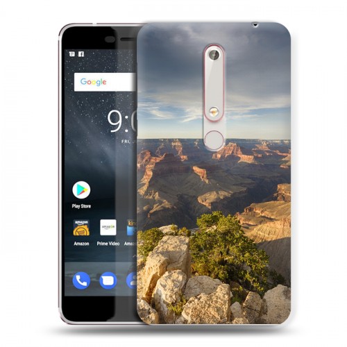 Дизайнерский пластиковый чехол для Nokia 6 (2018) каньоны
