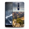 Дизайнерский пластиковый чехол для Nokia 5.1 каньоны