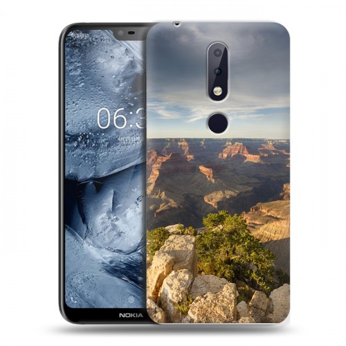 Дизайнерский пластиковый чехол для Nokia 6.1 Plus каньоны