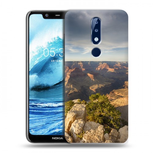 Дизайнерский силиконовый чехол для Nokia 5.1 Plus каньоны