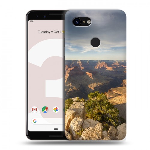 Дизайнерский пластиковый чехол для Google Pixel 3 каньоны