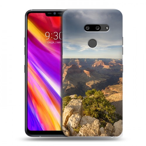 Дизайнерский пластиковый чехол для LG G8 ThinQ каньоны