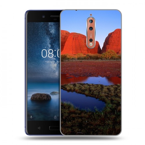 Дизайнерский пластиковый чехол для Nokia 8 каньоны