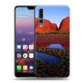 Дизайнерский силиконовый с усиленными углами чехол для Huawei P20 Pro каньоны