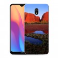 Дизайнерский силиконовый с усиленными углами чехол для Xiaomi RedMi 8A каньоны