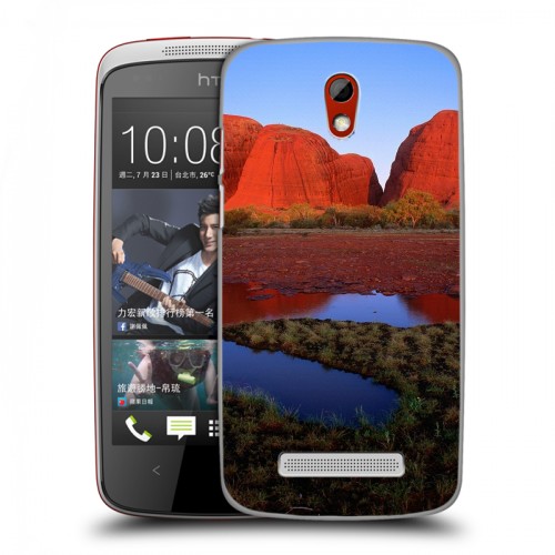 Дизайнерский пластиковый чехол для HTC Desire 500 каньоны
