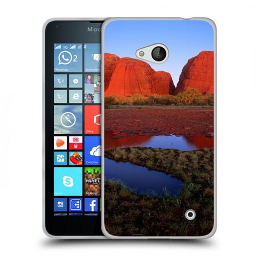 Дизайнерский пластиковый чехол для Microsoft Lumia 640 каньоны