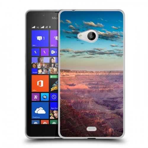 Дизайнерский пластиковый чехол для Microsoft Lumia 540 каньоны