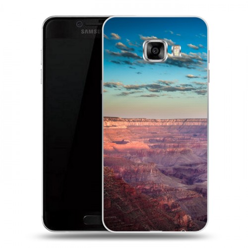 Дизайнерский пластиковый чехол для Samsung Galaxy C5 каньоны
