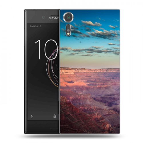 Дизайнерский пластиковый чехол для Sony Xperia XZs каньоны