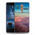 Дизайнерский пластиковый чехол для Nokia 8 каньоны