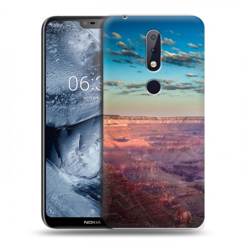 Дизайнерский пластиковый чехол для Nokia 6.1 Plus каньоны