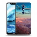 Дизайнерский пластиковый чехол для Nokia 5.1 Plus каньоны