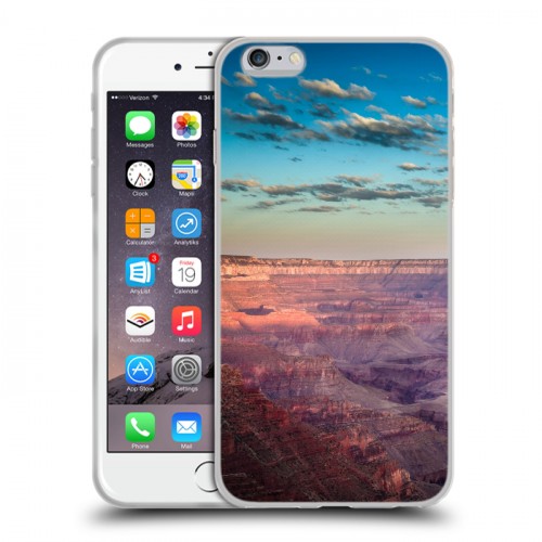 Дизайнерский силиконовый чехол для Iphone 6 Plus/6s Plus каньоны