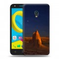 Дизайнерский пластиковый чехол для Alcatel U5 каньоны