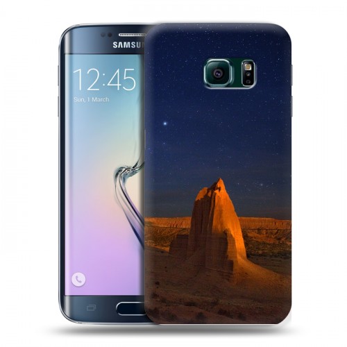 Дизайнерский пластиковый чехол для Samsung Galaxy S6 Edge каньоны